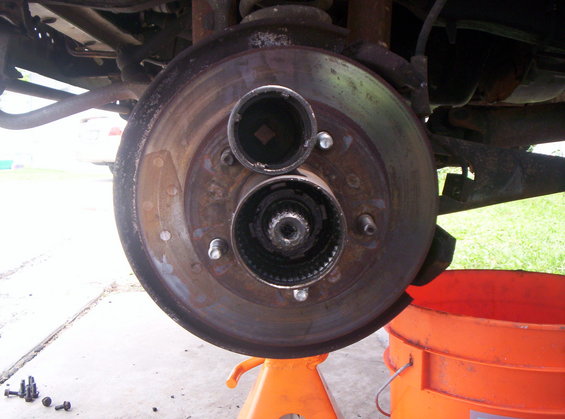 Now to remove the locking ring