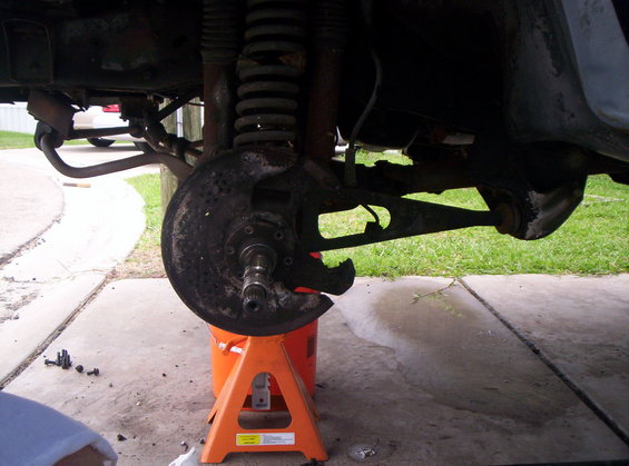 Now to remove the spindle. 

It should be held on by 6 nuts.