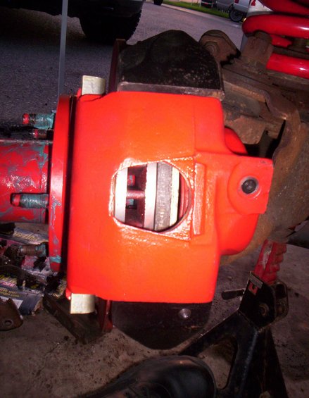 Installed Brake Calipers

Have not installed the keys yet. 