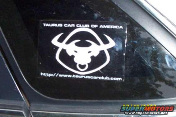 tcca_decal.jpg Show your pride: the Taurus Car Club of America Decal!