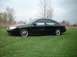 2000 Ford Taurus - A black sedan is parked on a grassy field with trees in the background under an overcast sky.