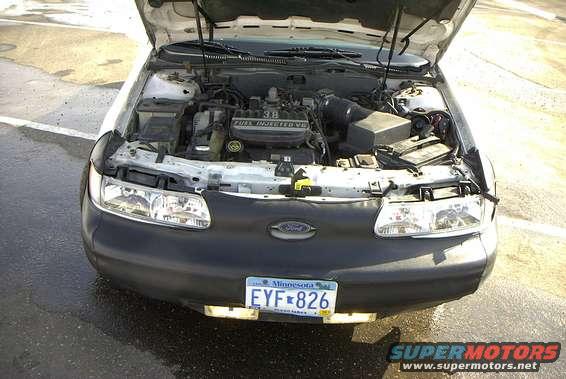Engine again, but back further.  Hella 550 driving lights under the front end seen too.