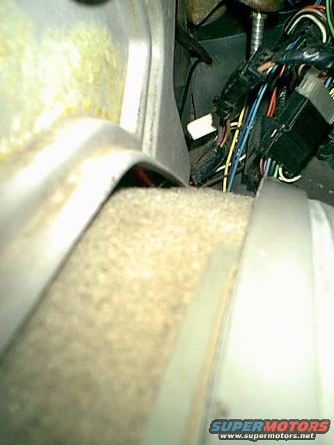 new-wirerouting.jpg on the inside i needed to get an ignition on power source. so i taped one of the acc on ports in the fuse panel. you can see the new wires (amp and igniton signal) on the middle left of the screen.