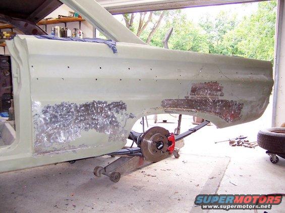 Driver rear quarter