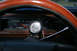 1989 Ford Crown Victoria LTD - Close-up of a car's dashboard, showing the speedometer, odometer, and an added tachometer.