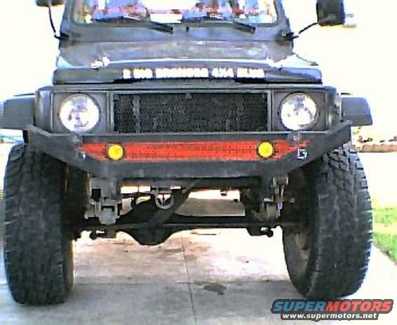 front bumper and grille