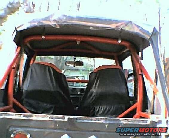 Custom cage rear view