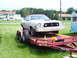 1978 Ford Mustang II - This 1978 Ford Mustang II coupe is being transported on a trailer.