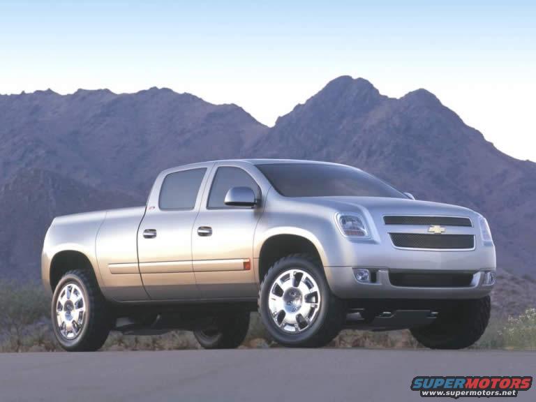 2003cheyenneconcept1.jpg Are they letting designers at Chevy drink on the job now?  Who thought this would be a good looking vehicle?  Oh yeah, and WHERE'S THE GROUND CLEARANCE?  Is that plastic under the axles?  Ha Ha!