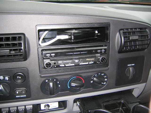 iPod mount...