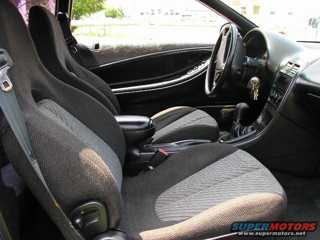 1994 Ford Probe interior with cloth seats and dashboard