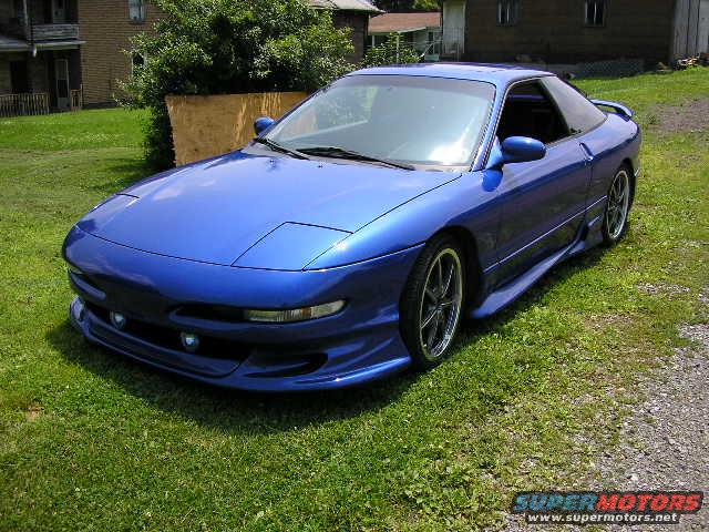 Blue 1994 Ford Probe GT coupe, 3q-front view