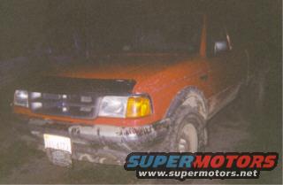 Orange 1997 Ford Ranger front view