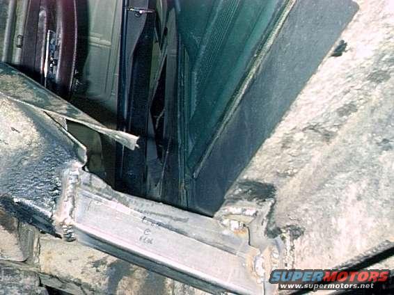 Driver's Side - Body crossmember.