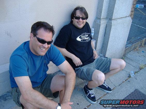 sean-n-rick.jpg Hey Sean ..Nice Smile..Is that the one you use on the Ladies!!!.

Hey Rick ..  Get a Haircut You Hippie Freak!!!.

