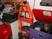 1985 Ford Bronco - 12 ton central machinery (Harbor Freight) shop press.