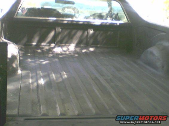 The bed after I repaired rust holes.