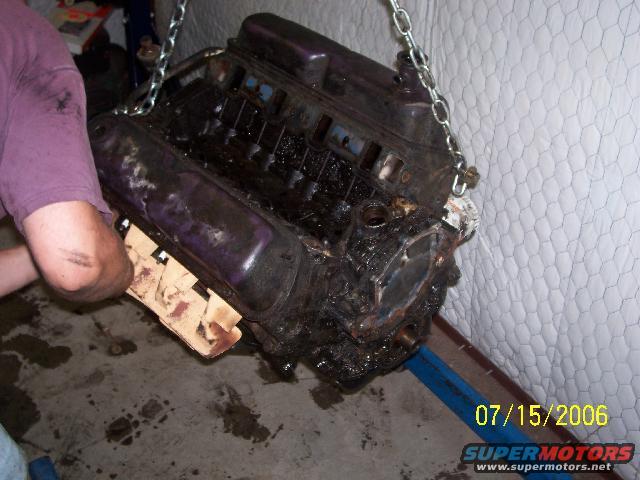 Old engine is out...