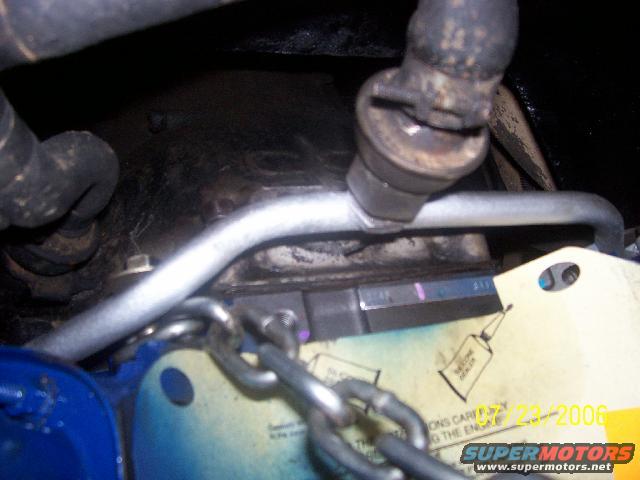 Just when things start to come to an end... D'oh check out the line on the bell housing