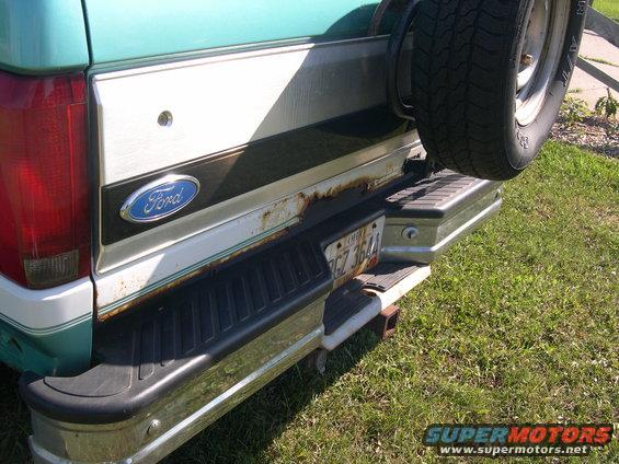 Rusty tailgate...before!