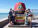 1993 Ford Probe - People pose for a photo at the Southernmost Point buoy in Key West, Florida, marking 90 miles to Cuba.