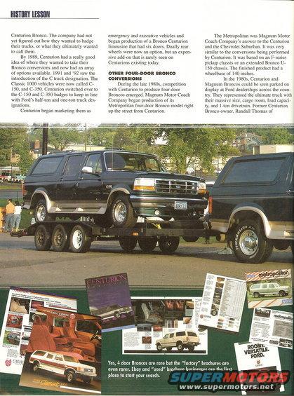 Black Ford Bronco SUV on a triple-axle trailer, another SUV is partially visible to the right