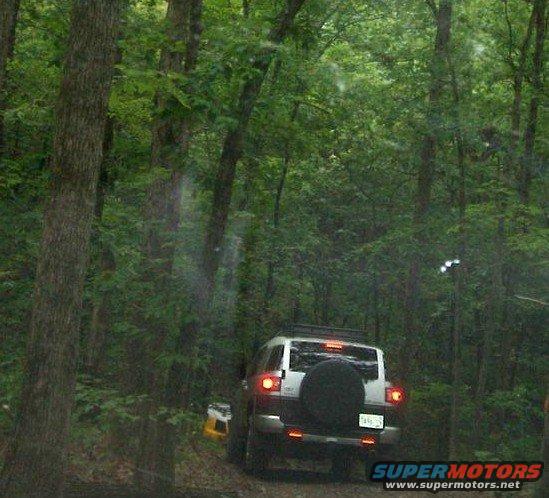 following-fjs-down-trail.jpg Following FJs on one of the Superlift OHV trails