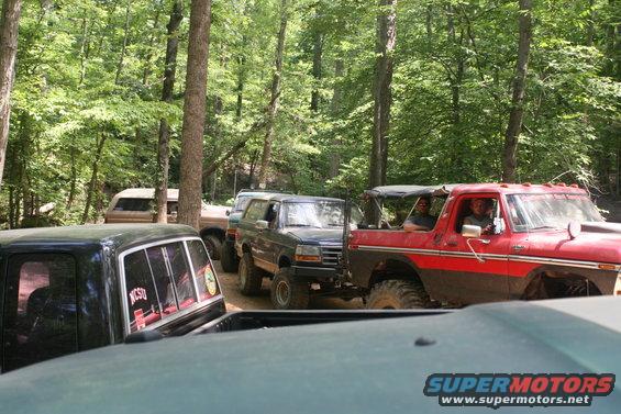 img_0198.jpg Bronco Traffic Jam on Dickey Bell.