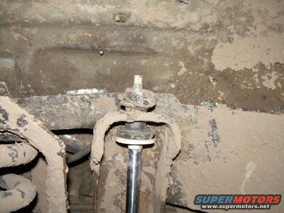 Wasted shock mount bushings