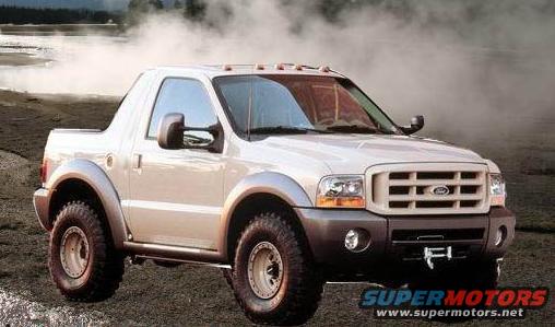 White pickup truck with a cap, 3/4 front view, showing a beige grille and fender flares