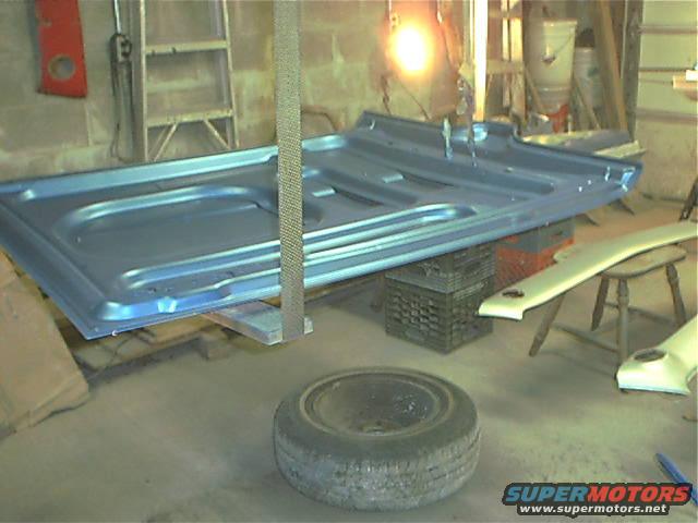 Painting the underside of the hood 
