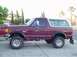 1990 Ford Bronco - 4" Rancho kit installed, and Bushwacker Extend-a-fenders installed.