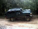 1996 Ford Bronco - This 1996 Ford Bronco is seen off-road on a dirt path surrounded by trees.