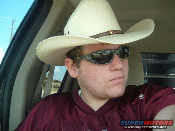 Me in my dads truck