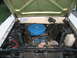 1966 Ford Ranchero - The engine bay of a classic vehicle, a blue air filter housing and visible engine components.