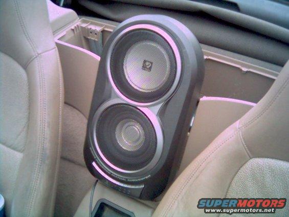 Kenwood KSC-WA62RC uses a 30w X 2 powered 5-1/4" woofer and a 6-1/2" passive radiator. it looks similar to the factory offering in later model year Z3's 
