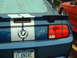 1978 Ford Mustang II - This blue Ford Mustang features racing stripes and a '2 Stage' badge on its rear.