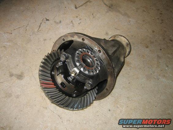 Differential with ring gear and internal components
