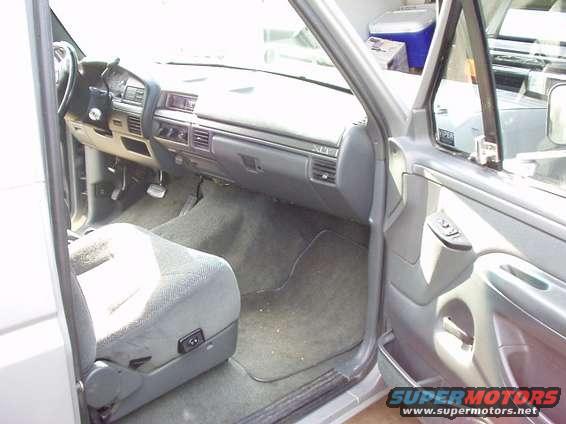 Passenger side interior
