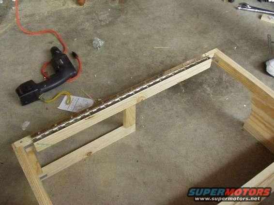 piano hinge for the door