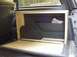 1992 Ford Bronco - Carpeted the box, and installed lockable hasps on each side. Fit is excellent! My amps will mount on the inside of the…