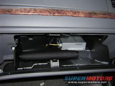 Tuner in the glovebox with the Goose's Owner's Manual.