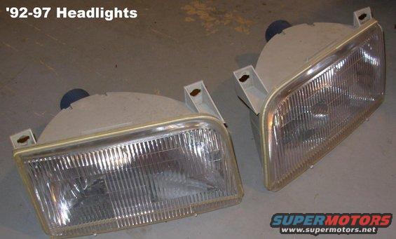 headlights96.jpg SOLD Headlights from '96 Bronco will fit '92-96 F-series & Broncos.