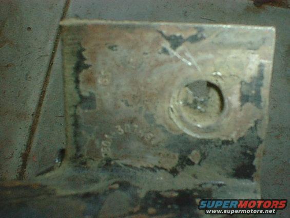 Number stamping on 428CJ power steering oil cooler