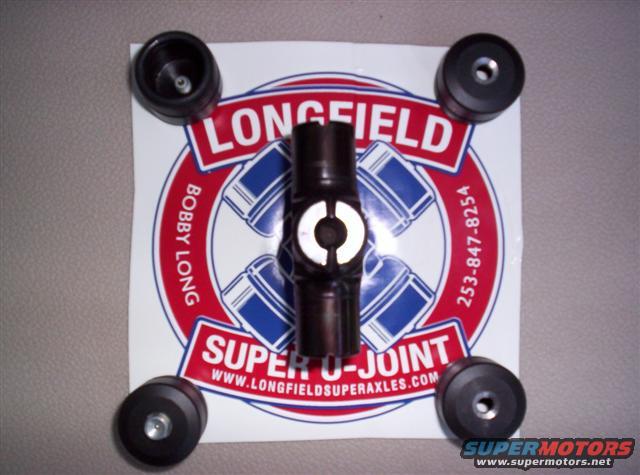 U-joint and bearing caps on Longfield Super U-Joint sticker