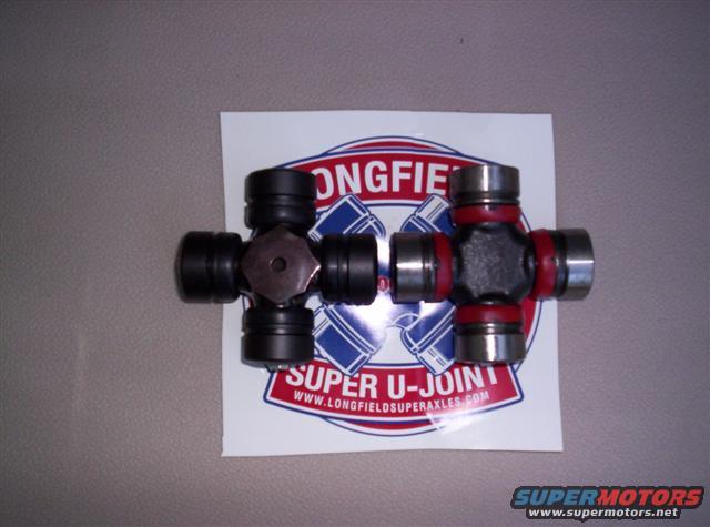 Two U-joints on a Longfield Super U-Joint sticker