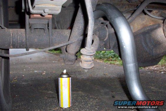 Tailpipe over rear axle