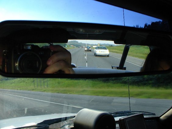1993 Ford Mustang, rear view, white