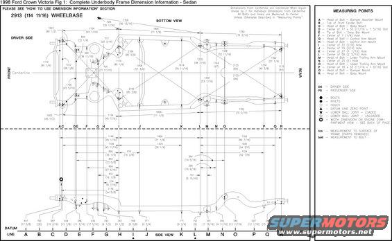 1998-crownvic-frame.jpg 1998 Crown Vic Frame Specs