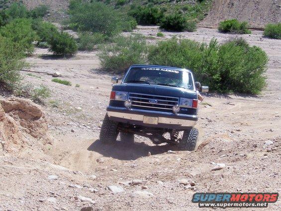Ford F-Series truck going off-road